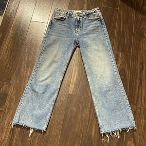 Zara cropped jeans